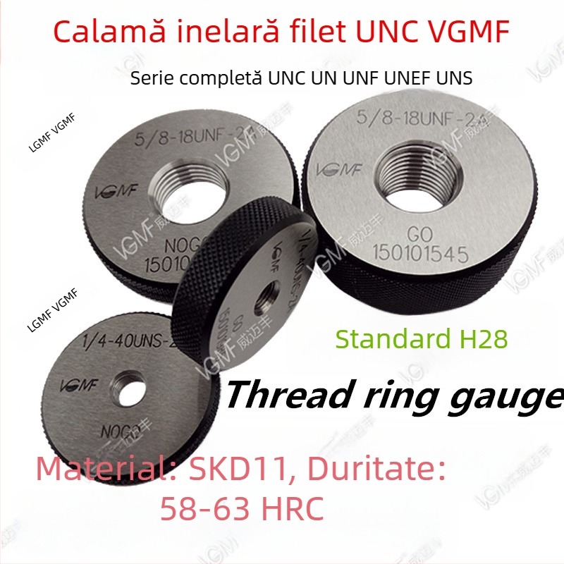 VGMF Calibru inel american 0-80, 2-56, 4-40, 6-32, 8-32, 1/4, 3/8, 5/16, 2A