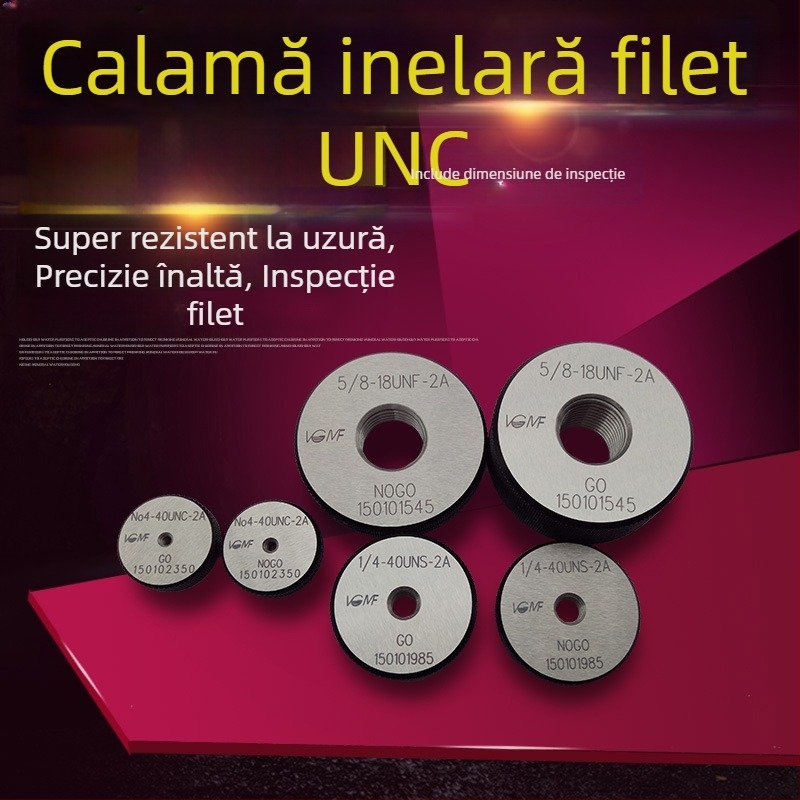 VGMF Calibru inel american 0-80, 2-56, 4-40, 6-32, 8-32, 1/4, 3/8, 5/16, 2A