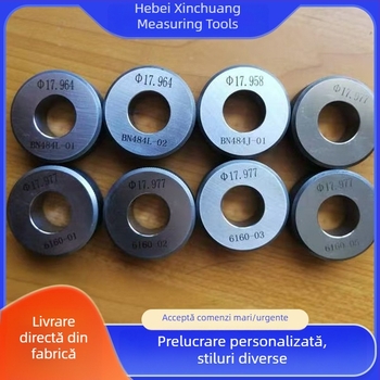 Gabarit metric filetat M6×0.75-6G, calibru țeavă de ulei, calibru filet fin, calibru inel cu suprafață netedă