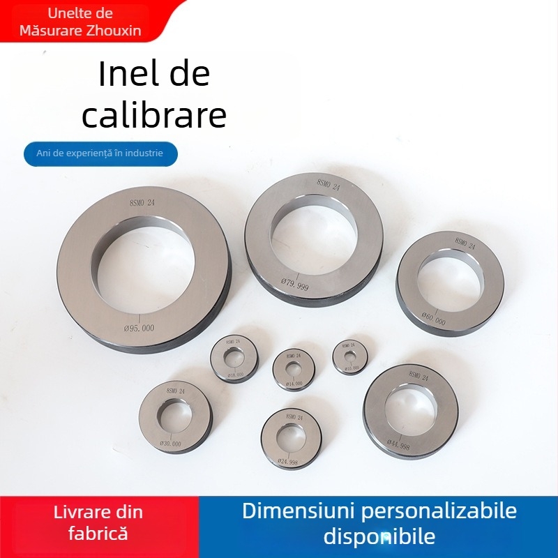 Calibru inelar metric de precizie înaltă, pentru diametrul interior, dispozitive de aliniere, calibre de inspecție și instrumente de măsurare