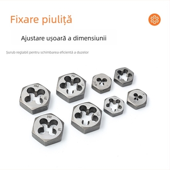 Set de 16 piese: taps și matrițe metrice în husă Blow-Molded