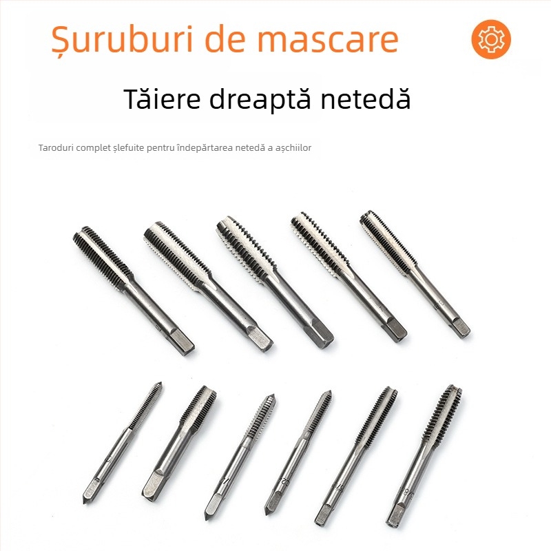 Set de 110 piese Tap and Die în cutie din plastic, unelte manuale de filetare, duritate înaltă M2–M18 — South blade