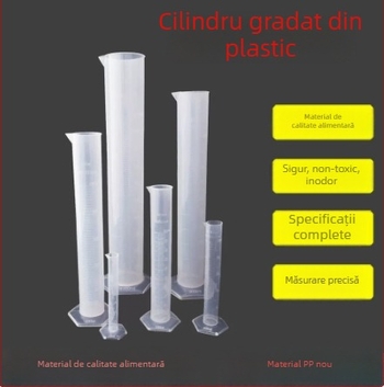 Recipient plastic graduat cu marcaje 100/250/500/1000 ml