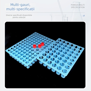 Raft pentru tuburi de testare a acizilor nucleici și tuburi de centrifugare; pentru tuburi de probe cu 48/50/96 găuri; compatibil cu tuburi virale 10/20