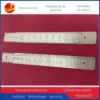 Rigla din oțel inoxidabil pentru detectare rapidă a cuplurilor NC/REG/IF de tip conector pentru foraj petrolier
