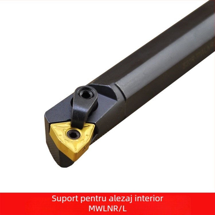 Bară de scule CNC pentru strung cu gaură internă, 95°, modele S20R/S25S/S32T/40T MWLNR08, formă de piersică