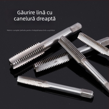 Set de filetare cu cheie manuală — oțel aliat, metrico, seturi de 12/20/40 piese