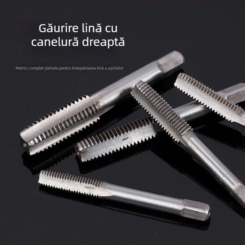 Set de filetare cu cheie manuală — oțel aliat, metrico, seturi de 12/20/40 piese