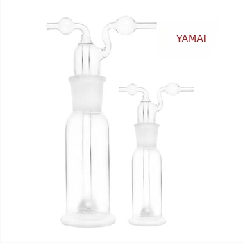 Yamai sticlă de spălat gaze pentru laborator, poroasă, 125–500 mL