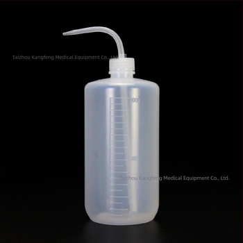 Kangfeng Sticlă de plastic pentru spălat, 500 ml, cu cioc curbat, pentru curățare, udare suculente și îngrijire gene