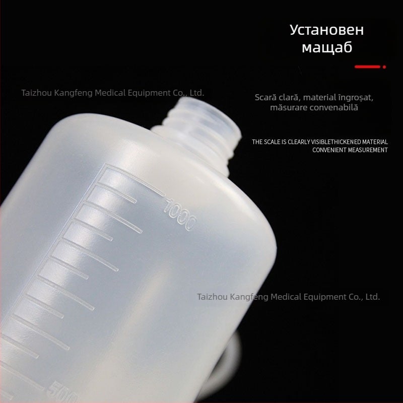Kangfeng Sticlă de plastic pentru spălat, 500 ml, cu cioc curbat, pentru curățare, udare suculente și îngrijire gene