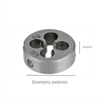 Set de matrițe pentru filet în standard american, fire groase și fine 1/2-13, 1/2-16, 1/2-24, 1/2-12, 1/2-20, 1/2-28