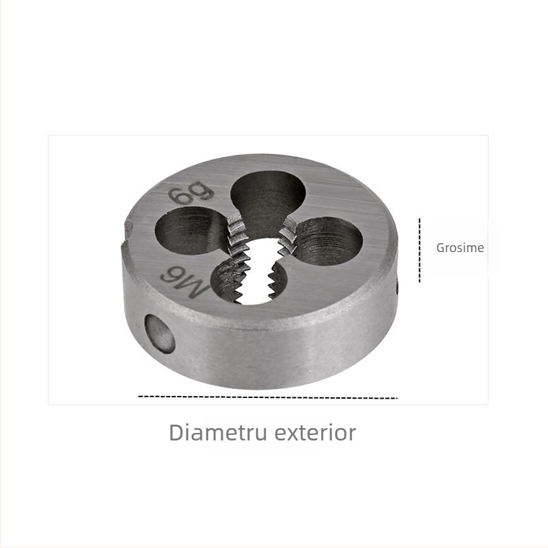 Set de matrițe pentru filet în standard american, fire groase și fine 1/2-13, 1/2-16, 1/2-24, 1/2-12, 1/2-20, 1/2-28