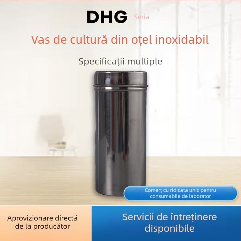 Găleată din oțel inoxidabil pentru dezinfectarea plăcilor Petri, laborator, disponibilă în mai multe dimensiuni