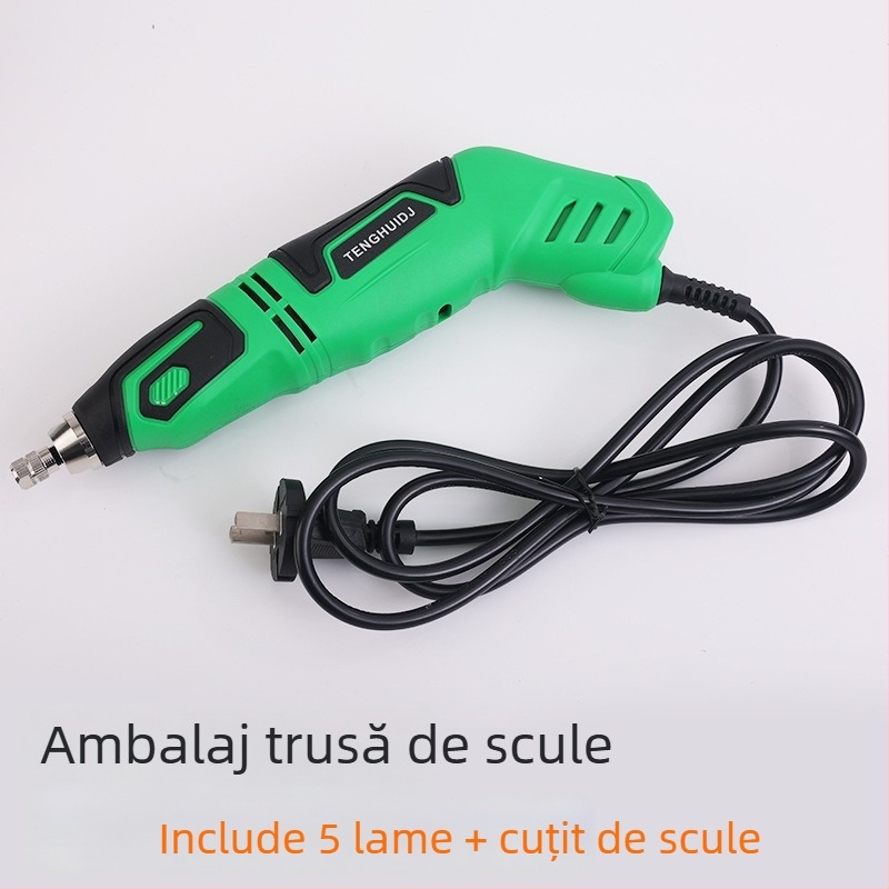 Mașină electrică de gravură în lemn, cu cuțit de sculptură, pentru sculptură în lemn, gravarea rădăcinilor de bonsai și gravarea plăcilor.