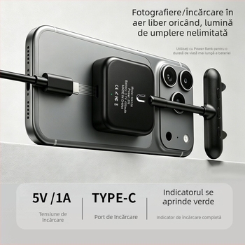 Lumină de umplere magnetică MagSafe pentru telefon, cu furtun flexibil, iluminare selfie pentru fotografie, LED cu 3 temperaturi de culoare