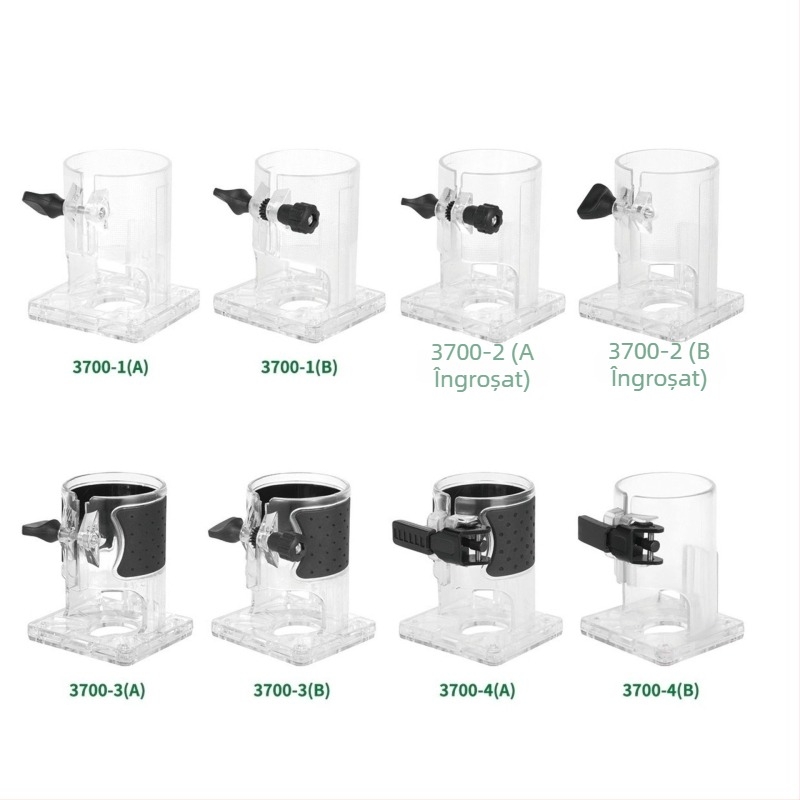 Mașină de tăiere a marginilor cu capac transparent – accesorii pentru unelte electrice, set complet 3700 pentru tâmplărie