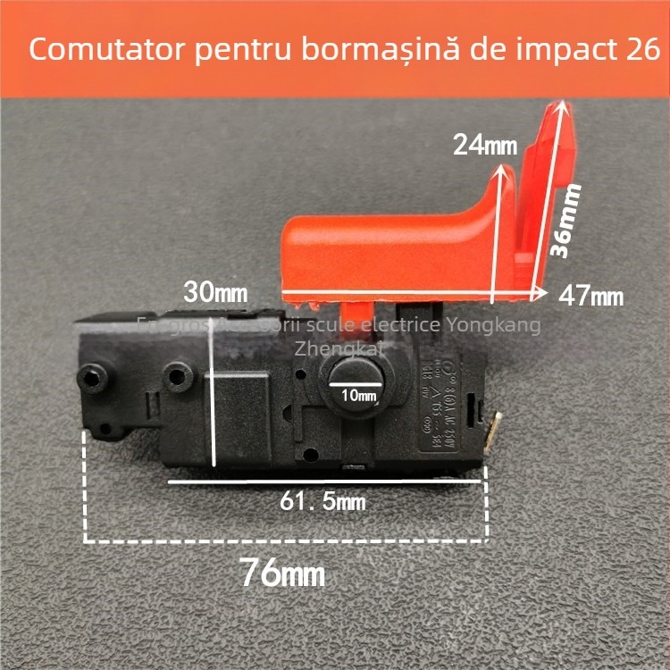 Accesorii Doctor pentru ciocan cu percuție, interval 2-26, întrerupător de viteză 26