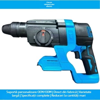 Ciocan rotopercutor fără fir, baterie litiu-ion 21V, fără perii, clasă industrială