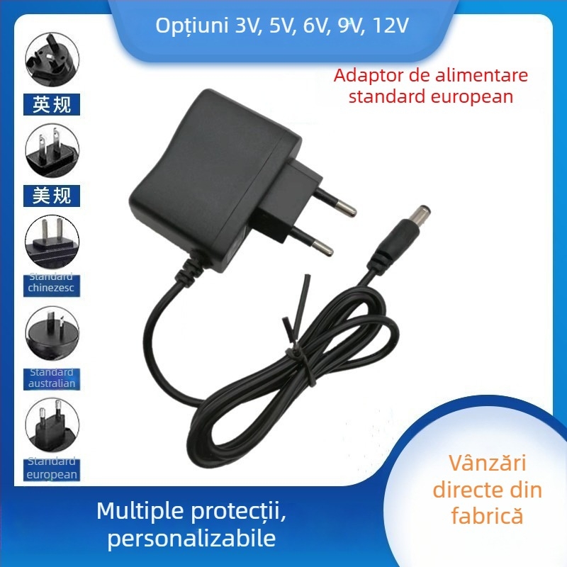 Adaptor de alimentare 12V 0.5A–12V 1A pentru bandă LED și router, sursă de alimentare cu comutare