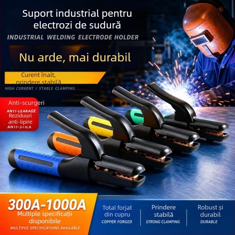 Clește de sudură industrial 800A; mâner de sudare mic 300A