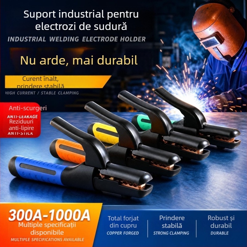 Clește de sudură industrial 800A; mâner de sudare mic 300A