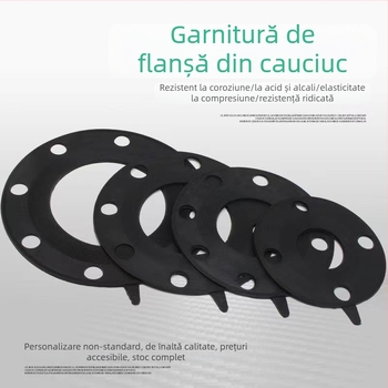 Garnitură din cauciuc pentru țevi și valve – etanșare rezistentă la presiune înaltă, uzură, amortizare, garnitură flanșă din silicon