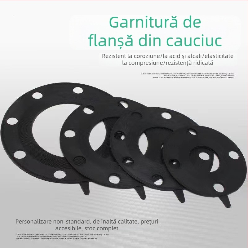 Garnitură din cauciuc pentru țevi și valve – etanșare rezistentă la presiune înaltă, uzură, amortizare, garnitură flanșă din silicon