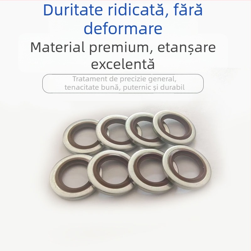 Garnitură din fluorocauciuc conform standardului britanic, cu nucleu fix pentru îmbinări, inel de etanșare