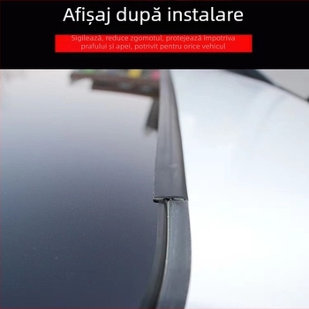 Bandă de etanșare universală pentru autoturism: lunetă, geamuri, parbrizele față și spate, impermeabilă