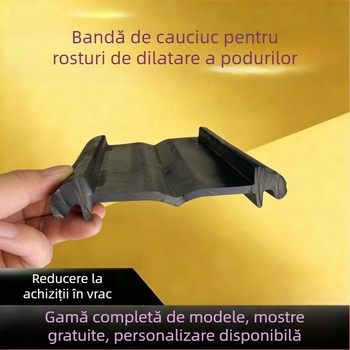 Bandă de cauciuc pentru joncțiunea de dilatare a podului rutier, tip C/D40/60/80, etanșare impermeabilă