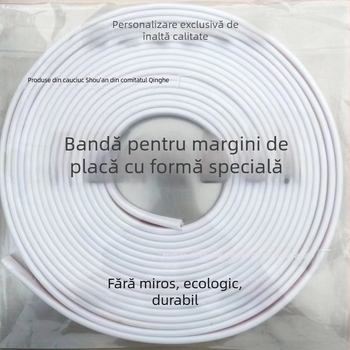 Bandă de bordură TPE în formă de U pentru dulapuri, bandă de etanșare moale autoadesivă pentru mobilier