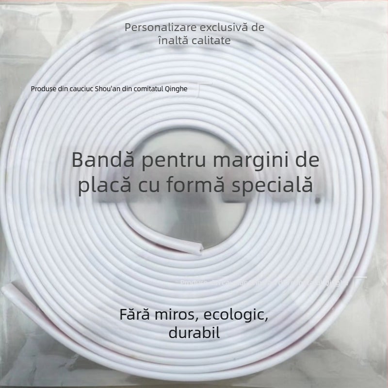 Bandă de bordură TPE în formă de U pentru dulapuri, bandă de etanșare moale autoadesivă pentru mobilier