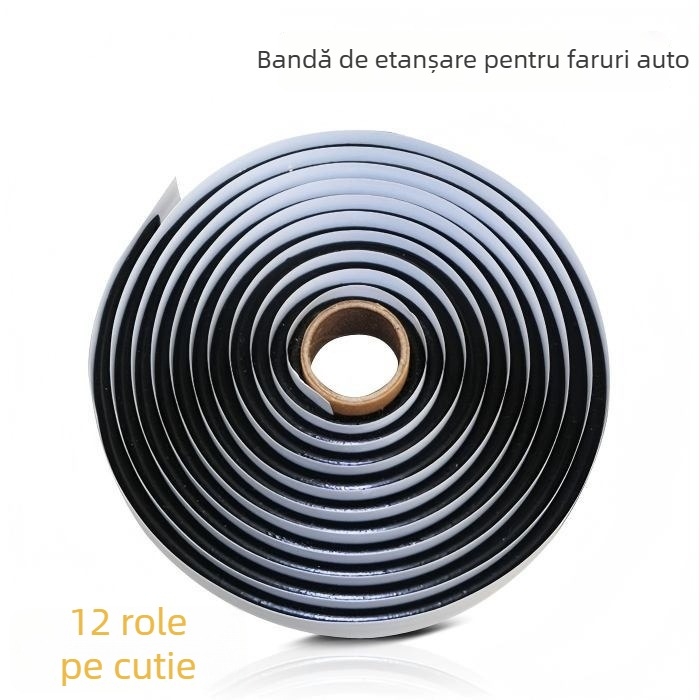 Etanșant pentru faruri auto cu bandă de etanșare din cauciuc butilic, protecție impermeabilă auto