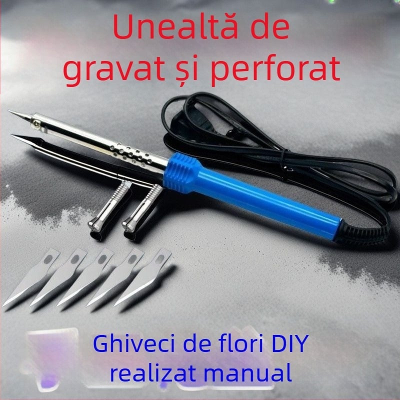 Set de lipit cu fier de lipit industrial, temperatură constantă, ne-reglabilă, pentru reparații casnice și sudură