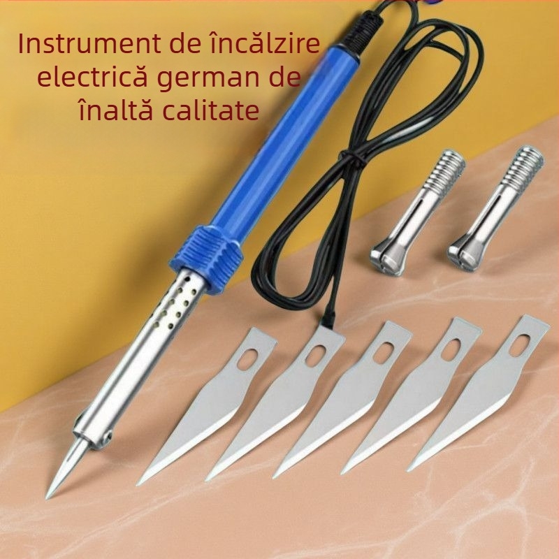 Set de lipit cu fier de lipit industrial, temperatură constantă, ne-reglabilă, pentru reparații casnice și sudură