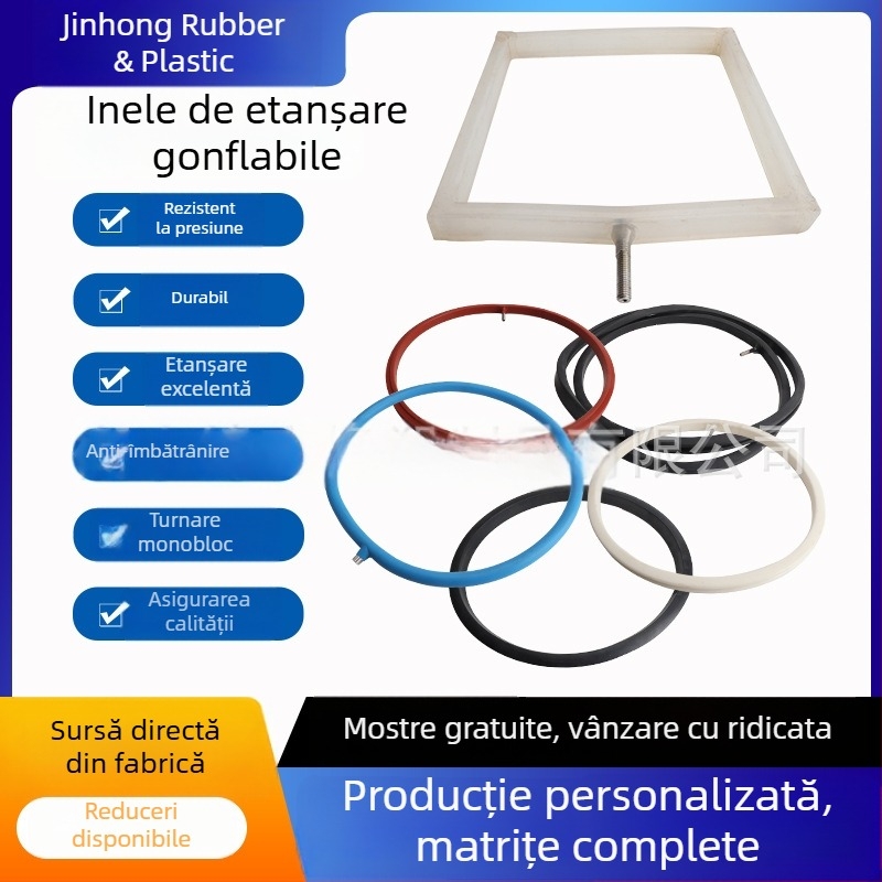 Inel etanș de silicon gonflabil, rezistent la uzură