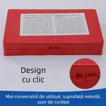 Sapei 419 bucți set reparare O-ring metric, inele din cauciuc nitril, dimensiuni variate, rezistent la ulei, rezistent la abraziune, rezistent la presiune înaltă