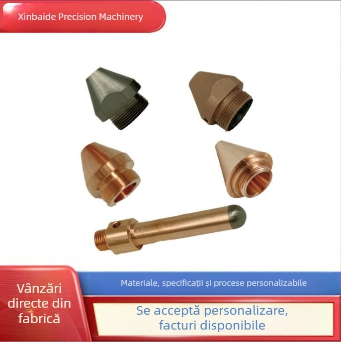 Prelucrare de precizie și unelte auxiliare de sudură personalizate pentru duzele electrozilor de plasmă și piese anod/catod