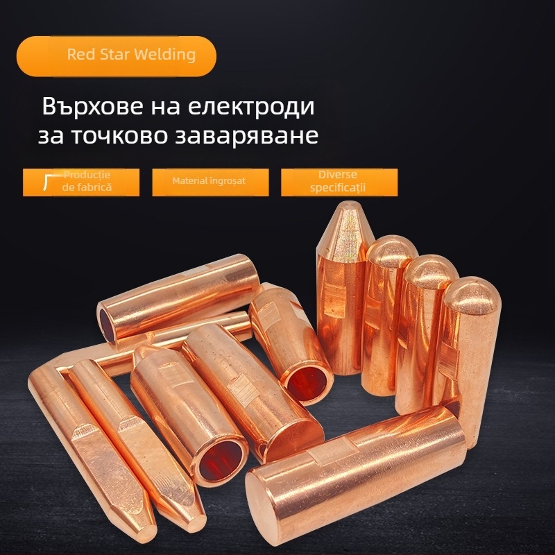 Vârf de electrozi pentru sudură prin rezistență, din aliaj crom-zirconiu-cupru, pentru sudură în puncte