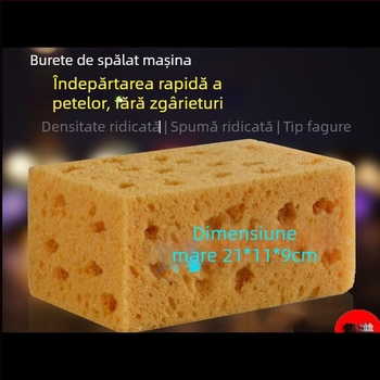 Burete de spălat mașina, extra mare, absorbant, burete coral pentru curățare auto