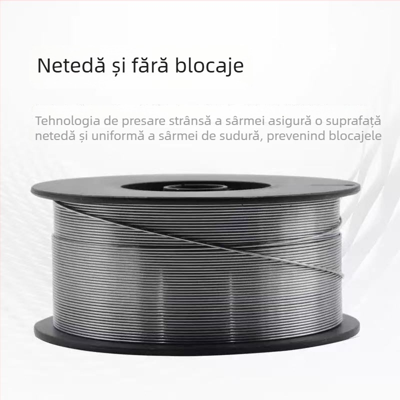 Fier de sudură E71T-GS fără gaz, flux, portabil, Ø0,8 mm, 1 kg sau 5 kg, pentru uz casnic