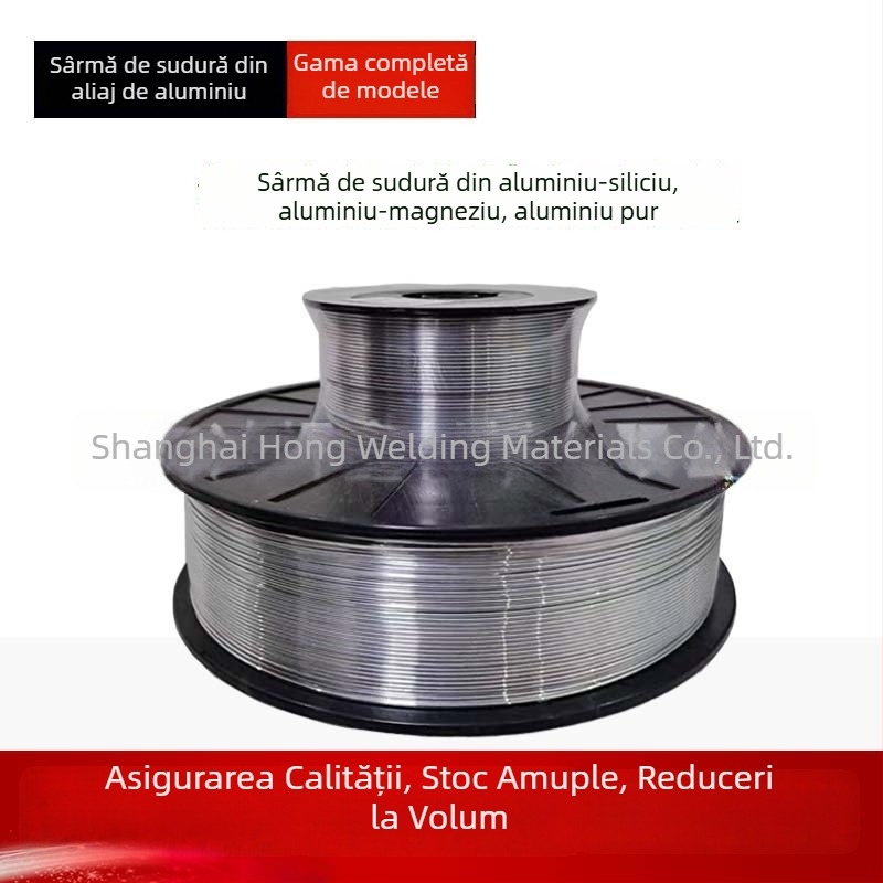 Sârmă de sudură din aluminiu 4043, Sârmă de sudură din aluminiu 5356 (aluminiu-magneziu), Sârmă de sudură din aluminiu 5183 protejată cu gaz, Sârmă de sudură din aluminiu 1070