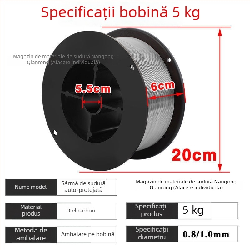 E71T-GS sârmă de sudură fără gaz cu nucleu flux pentru MIG/MAG
