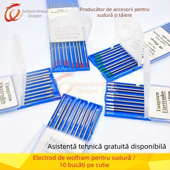 WL20 Tungsten Needle pentru pistol de sudură cu arc argon — accesorii, compatibil WT20/WL15/WC20, diametru 2,4 mm, lungime 150 mm