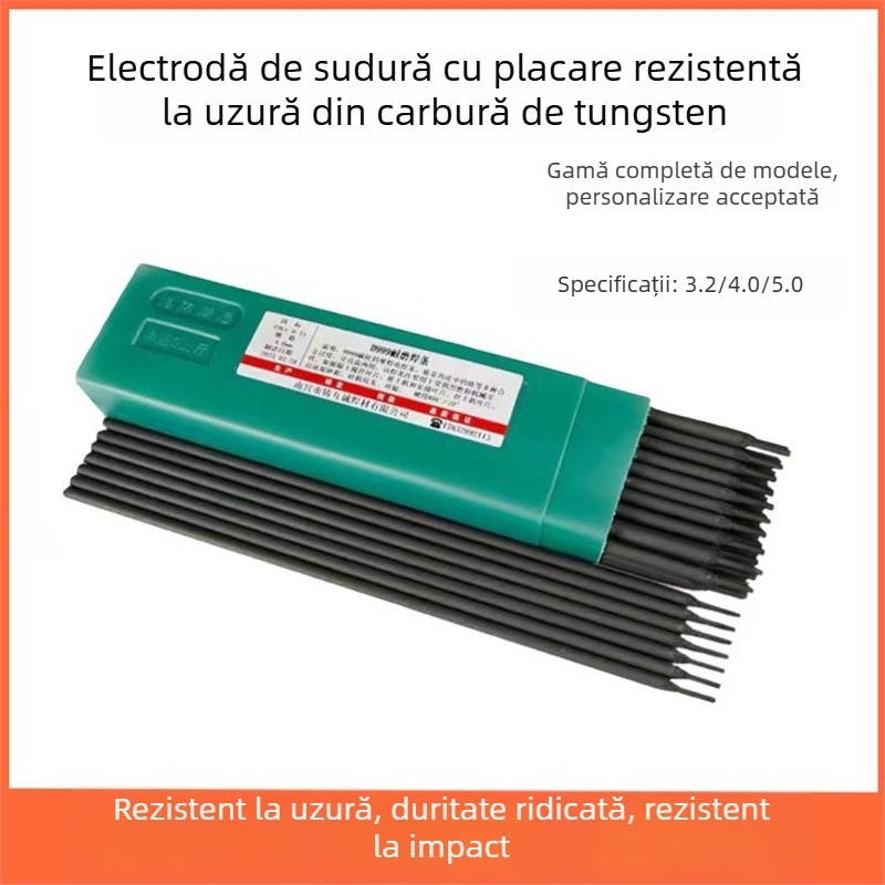 Xinpeng D708 carbură de wolfram – electrodă de sudură pentru placare piese mecanice, reparații prin placare, rezistență la impact și uzură