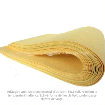 Burete de curățare pentru fierul de lipit, cu bumbac special pentru lipit, curățare a vârfului, 30 x 90 cm