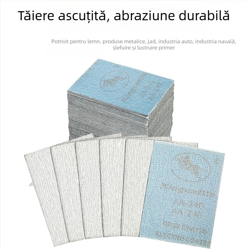 Taurus șmirghel pătrat cu catifea pentru șlefuire, 75 × 100 mm, uscat, autoadeziv, pentru lustruirea vopselei automobilului
