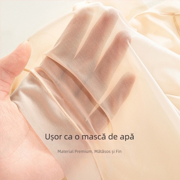 Lenjerie intimă de maternitate Ice Silk, talie înaltă, fără cusături, căptușeală antibacteriană la zona inghinală, mărime mare, șorturi din dantelă ușoare pentru vară.