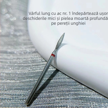 Cap de șlefuire pentru pre-tratamentul unghiilor, stil rus, buzunar deschis – instrument profesional pentru îndepărtarea pielii moarte în salonul de manichiură, înaltă calitate